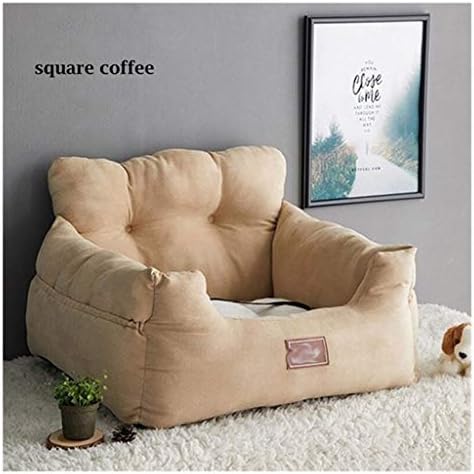 XDRE Cat Dog Bed Universal Pet Carrier Car Seat Pad with Safety Belt Cat Puppy Bag Safe Carry House Dog Seat Bag Basket Pet Car Travel Product Cat Dog House