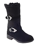 Ozwear UGG Classic Lady Metal Buckle Long Boots Black AU 8L/EU 39/ US8/ UK6