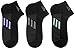 adidas Women's Superlite Stripe Low Cut Socks (3-Pair), Black/Onix/Chalk Purple/Purple Onix/Light Onix Fro, Medium, (Shoe Size 5-10)