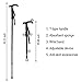 Trekking Pole,Sportsvoutdoors Telescopic Collapsible Anti-Shock Climbing Stick With EVA Foam Handle for Hiking/Walking/Trekking