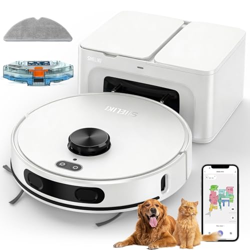 Robot Vacuum and Mop Combo Smart Mapping LiDAR Navigation