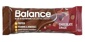 Image of Balance Bar, Healthy Protein Snacks, Chocolate Craze, 1.76 oz, 6 Count