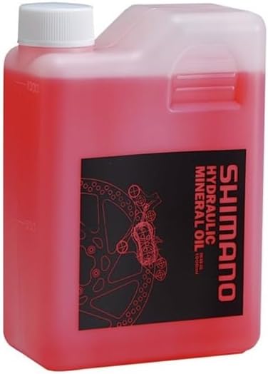 Shimano Spares Disc Brake Mineral Oil 1 Litre Red Genuine Shimano