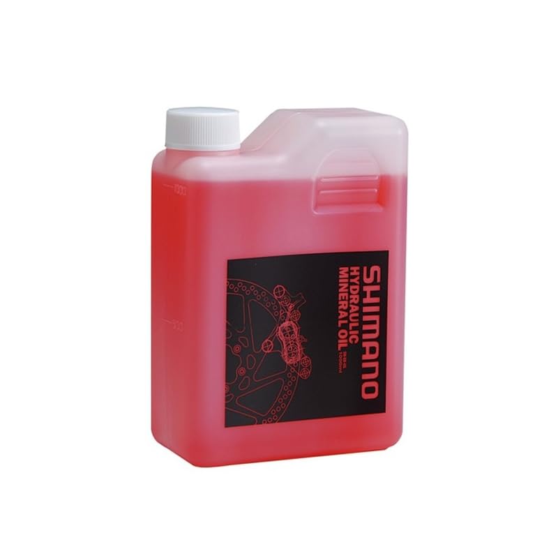 Shimano Spares Disc brake mineral oil 1 litre, Red