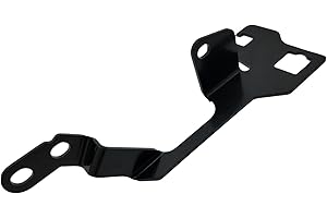 CORRBPEN 157313 Throttle Cable Bracket and Kickdown Cable Bracket Compatible with Edelbrock Carburetor Performer, for Thunder AVS and All Quadrajet-style Carburetors for TH350, 700-R4, and 200-4R Cables-Black