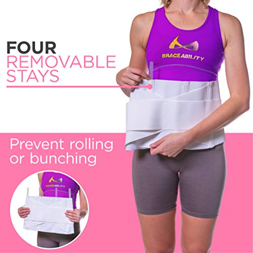 BraceAbility Women's Back Brace for Female Lower Back Pain
