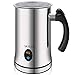 Milk Frother, Electric Milk Steamer with Hot or Cold Functionality, Automatic Milk Frother and Warmer, Silver Stainless Steel, Foam Maker for Coffee, Cappuccino and Macchiato (Silver)
