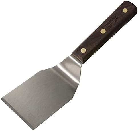 Lamson Heavy Duty Stiff Turner with Riveted Walnut Handle, 3 x 6 inches