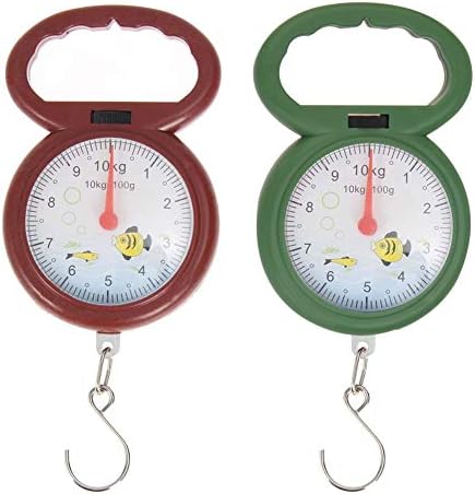 Momoo Portable Mini 10kg Weighing Scale for Fishing Luggage Pocket Scale Numeral Pointer Hook Hanging Scales Libra For Family Shopping NEW