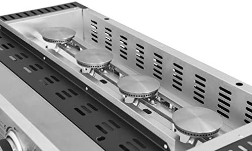 FAVEX - Plancha Bahia 4 feux Cooking Box - Surface cuisson 80 x 36 cm - 4 brûleurs rond Inox - Plaque acier émaillée - Piezo mécanique - Récupérateur de graisse - Jusqu'à 10/12 convives - 10 kW - Cuisine A Vivre FAVEX - Plancha Bahia 4 feux Cooking Box - Surface cuisson 80 x 36 cm - 4 brûleurs rond Inox - Plaque acier émaillée - Piezo mécanique - Récupérateur de graisse - Jusqu'à 10/12 convives - 10 kW