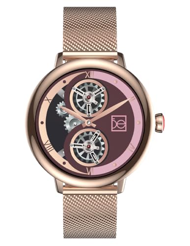 Clōe Pulse Smartwatch para Mujer con Llamadas Bluetooth, Pantalla AMOLED, IA Integrada, Monitoreo de Salud, Más de 100 Deportes, Notificaciones, IP68 y Correa Mesh Premium