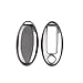 Nissan Key Fob Case Cover Shell for 3 4 5 Buttons Replacement Smart Remote Keyless Entry Protector Plastic Holder ( Gray Painted )