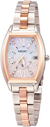 [セイコーウォッチ] 腕時計 ルキア LUKIA(ルキア) ソーラー電波 2020 SAKURA Blooming限定 チタンモデル ダイヤモンド入り白蝶貝ダイヤル プラチナダイヤシールド SSQW050 レディース シルバー