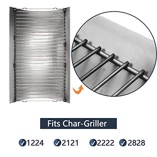 Hongso 27 Inches Ash Pan Fits Chargriller 1224, 1324, 2121, 2222, 2727