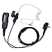 Coodio Superior Surveillance Earpiece Security Headset Bodyguard FBI [Covert Acoustic Tube] Mic Microphone For Vertex Standard EVX-531, VX-241 2 Way Radio
