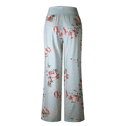 Womens High Waist Leggings Cat Prints Sports Gym Yoga Workout Fitness Pants Drawstring Pants Leggings (XL, Gray 8553) - Thumbnail 5