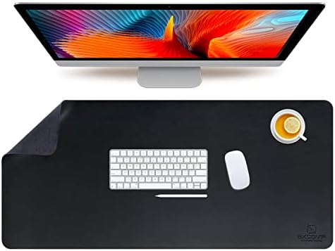 Desk Pad,Large Mouse Pad, Non-Slip PU Leathers Writing Pad,Desktop - View #10