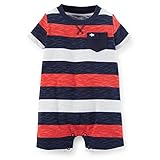 Carter's Baby Girls' Wide Striped Romper (Baby)