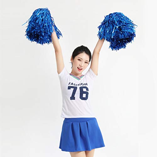 image for baotongle 12 PCS Cheerleading Squad Spirited Fun Poms Pompoms Cheer Co