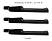 BBQ funland CB6301(3-pack) Cast Iron Barbecue Gas Grill Replacement Burner for Jenn-air, Lowes, Charbroil Model Grills
