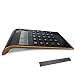 10 Digits Calculator ,Tilted LCD Display Inclined Design Dual Powered Solar Slim Desktop Calculator