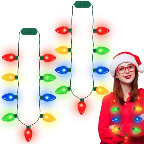 Amazon.com: Idgreatim Unisex LED Light-up Ugly Christmas  display picture 2