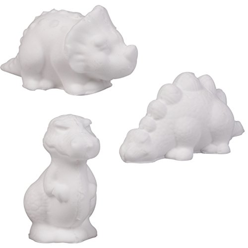 Floof Modeling Clay - Reuseable Indoor Snow - Endless Creations with 3 Dinosaur Molds and Dino Track Roller.