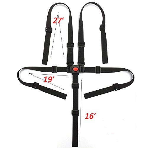 Baby Seat Belt - High Chair Strap 5/4/3 Point for Child Stroller Pram Buggy Pushchair Adjustable