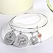 YEEQIN Birthday Gifts For Women Happy Birthday Bracelets Birthday Gift for Daughter Sister Mom Granddaughter Grandma (60th Birthday)