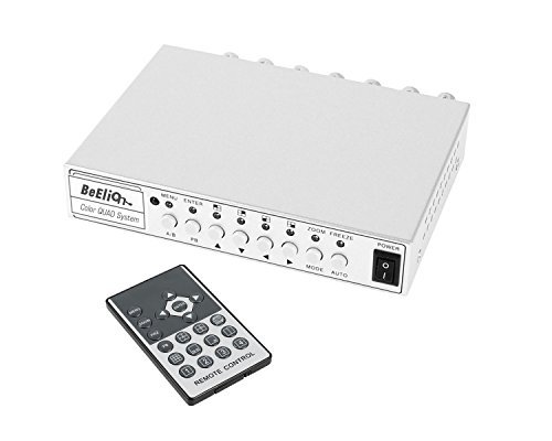 2CH HD Video Splitter & Switcher - 1080P Support, NTSC/PAL System, Picture Freeze Function, for CCTV/DVR Surveillance in School/Home/Office