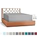 Empyrean Light Grey Extra Deep Pocket King Fitted Sheet Only, Hotel Luxury King Size Fitted Sheets Easily Fits 18 to 24 Inch Mattress, Super Soft, Wrinkle-Free Bottom Sheets with Corner Straps