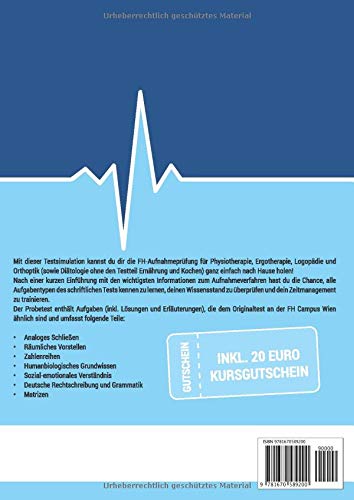 Testsimulation Physiotherapie Aufnahmeverfahren Zur Vorbereitung