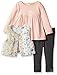 Calvin Klein Baby Girls' 3 Piece Faux Fur Vest Set