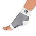 GO2 Compression Sock Ankle Sleeve Men Women - Best Plantar Fasciitis Arch Support, Injury Recovery, Injury Prevention - Relief from Joint Pain, Foot Pain, Swelling, Achy Feet (White, Medium)