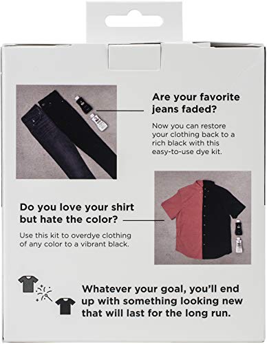 Rit Back to Black Dye Kit, 5.88 x 5 x 2.38