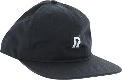 Real Skateboards Label Low Pro Black Snapback Hat - Adjustable