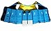 Titop Infant Baby Outdoor Sports Swim Vest Under 35 Lbs Children Swimming Learner Jacket Blue+Yellow with New Added Cross Belt Size Small for 1-3 Years