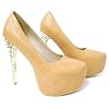 SC7-1186-Womens-Pumps-Platform-Stiletto-Studded-Spike-High-Heels-Fashion-Party-Shoes-Black-Red-Beige