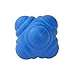 HealthAndYoga(TM) Rubber Reaction Ball for Improving Agility, Reflexes and Hand-Eye Coordination Skills - Small Handy Size