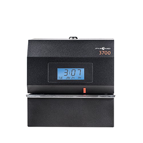 Pyramid 3700 Heavy Duty Steel Time Clock and Document Stamp - Made in the USA
