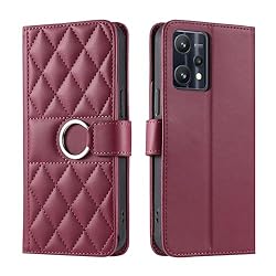 Lucyliy Compatible with Realme 9 4G Case Flip PU