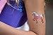 John & Judy 24 Unicorn Temporary Tattoos for Girls | Individually Wrapped Metallic Tattoos | for Unicorn Party Supplies | Goody Bags and Games | Party Favors and Princess Birthdays