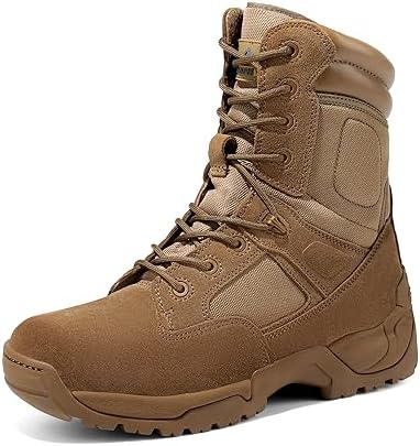 Skechers Mens Relaxed Fit Work Waterproof Tactical Boots Tan Camel Size 11.5 NEW Amazon.com: Men main image 3