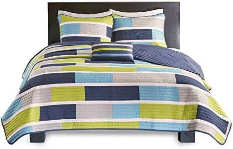 Brushed cloth decorative pillow coverlet in shades of blue and white, priced $97.99 with a $46.00 discount.