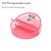 Weekly Pill Organizer - Daily AM PM Pill Box,Round Medicine Organizer,7 Day Pill Container, Vitamin Organizer,Travel Pill Keeper - Twice-A-Day