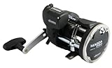 Okuma Magda Pro Line Counter Levelwind Trolling Reel, Small, Black/Silver, MA-30DX