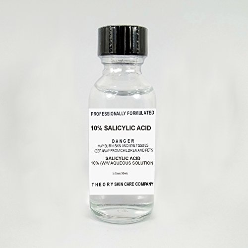 Salicylic Acid 10% Chemical Peel 1 Fl Oz (30ml)bottle Medical Pure, Instruction Included, Attention Our Salicylic Acid Is Formulated with Alcohol! Do Not Buy If This Is an Issue for You.