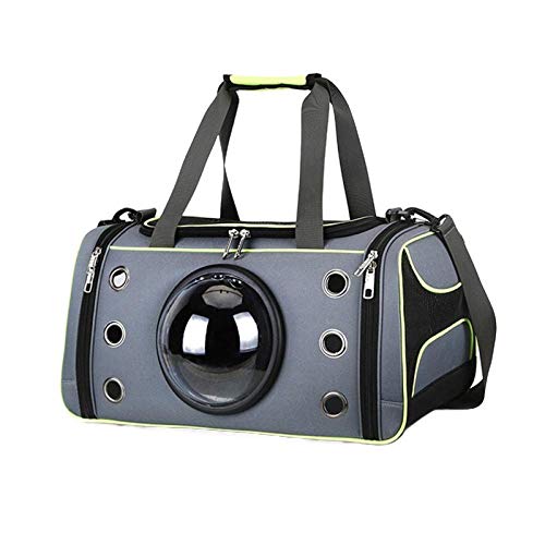 QKEMM-Hundetransportbox-Hundebox-Katzenbox-Tragbarer-Cross-Body-Eine-Schulter-Atmungsaktiv-Faltbar-Auto-Transportbox-Reisebox-fr-Tiere-Hunde-Transporttsche