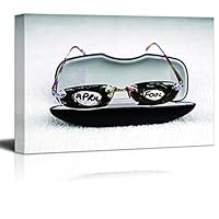 Framed Canvas Wall Art April Day Theme Design Canvas Prints Home Artwork Decoration for Living Room,Bedroom - 12x18 inches