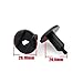 8mm 60 Pcs / Pack Nylon Bumper Fastener Rivet Clips